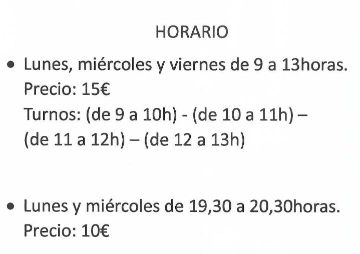 Horario